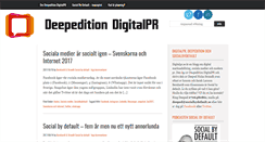 Desktop Screenshot of digitalpr.se